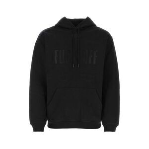 Vtmnts Men Black Stretch Cotton Sweatshirt
